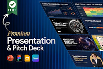 do professional pitch deck design, powerpoint and google slides expert