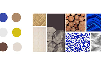 create aesthetic interior moodboards