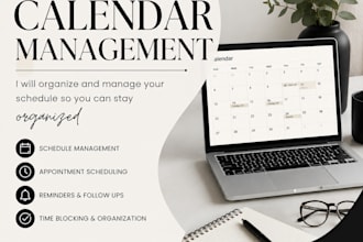 organize and manage your calendar schedule