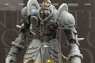 design wix 3d minature sculpturing website art gallery photography website