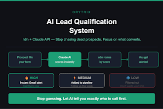 build an ai lead qualification system to score and route your leads using