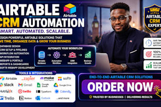 be your airtable expert for crm expert, automation and softr client portals
