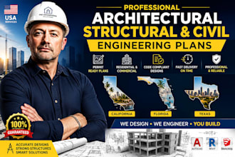 do architectural, structural plans for california, florida, texas