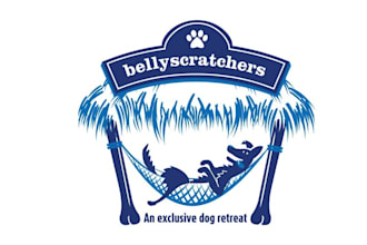 create sustainability dog retreat logo for bellyscratchers