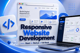 develop a responsive website or web app
