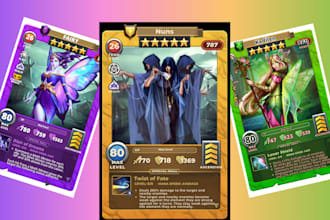 design custom trading card game tcg ccg trading card templates and collectibles