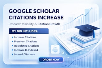 boost google scholar citations organically using researchgate and journals