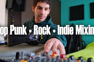 professionally mix your punk, rock or indie song