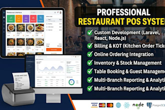 develop a modern restaurant pos system