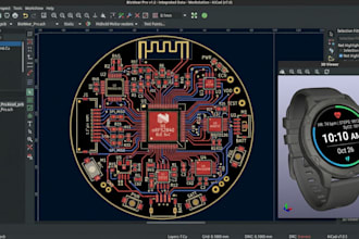 design wearable pcb, smartwatch, fitness tracker and health monitoring device