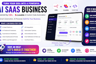 build a custom ai saas business powered by n8n lovable custom code automation