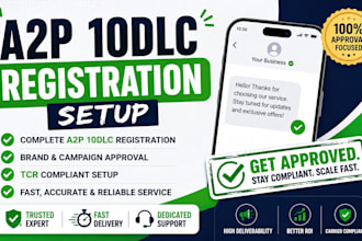 register your a2p 10dlc campaign and brand approval