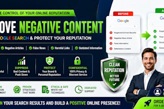 remove mugshots, erase bad articles, delete negative links,false news on google