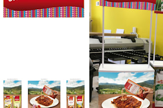design professional pop display, gondola layout, and store signage