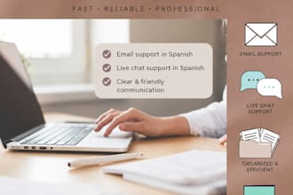 provide spanish email and chat customer support