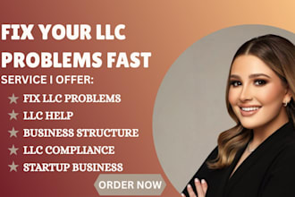fix llc setup issues, compliance mistakes, and business structure problems