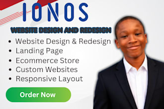 do ionos website, ionos website design, ionos website redesign,ionos, ionos SEO