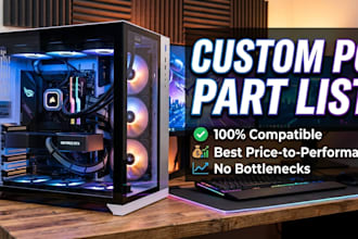 build the perfect custom gaming pc and part list for your budget