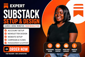 setup substack account design substack newsletter and publication setup