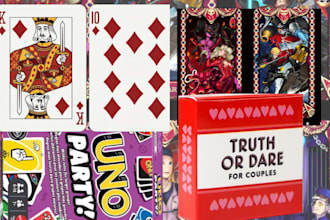 playing card game design uno card game poker card couple adult party card game