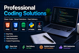 do python, sql, c plus plus programming and bug fixing