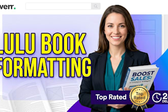 format book layout design for lulu ingramspark and amazon kdp