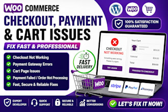 fix woocommerce checkout not working payment gateway error and cart page issues