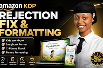 format children book for amazon KDP and ingramspark