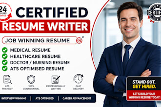 healthcare resume writing for nurses, cover letter, medical CV and linkedin help