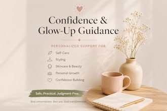 guide you to glow up with confidence, beauty and styling advice