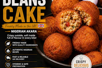 deliver authentic nigerian akara beans cake in the UK