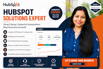 setup hubspot CRM, workflows and automation