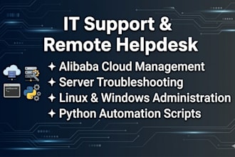 be your expert IT support and alibaba cloud engineer