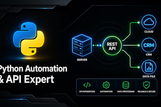 be your custom python automation and api integration expert