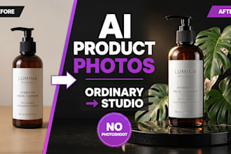 transform your product photos into ai studio images