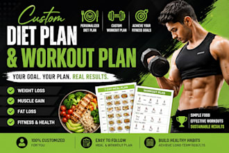 create a custom weight loss diet and nutrition plan