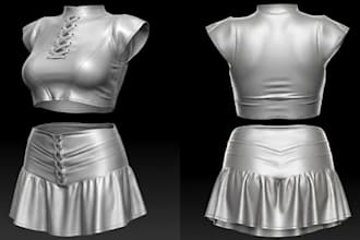 create 3d second life mesh clothing garment with textures for maitreya legacy