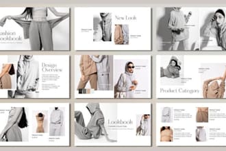 design wholesale fashion product catalog, lookbook, clothing apparel linesheet