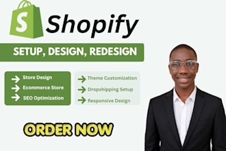 design a professional shopify store for dropshipping brand