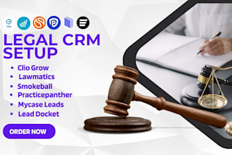 setup clio grow lawmatics smokeball practicepanther mycase CRM for law firms