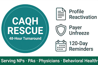 rescue your expired caqh profile and unfreeze your payer applications in 48 hour
