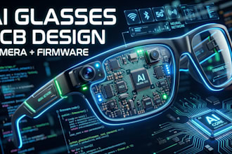 design ai glasses pcb camera integration embedded firmware