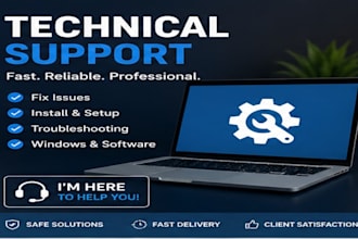 provide technical support for computers and software