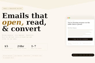 write converting emails and newsletters for saas