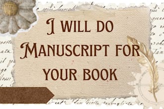 edit, proofread, and polish your manuscript professionally