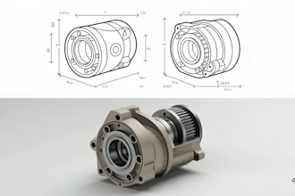create professional 3d mechanical designs and cad design mechanical drawing