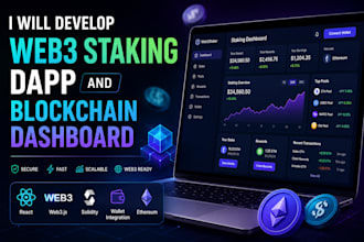 build blockchain dashboard with web3 wallet integration