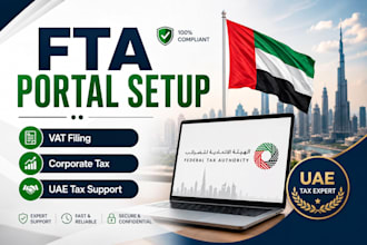 do uae fta portal setup, vat filing, and corporate