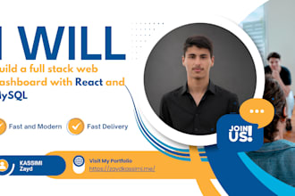 build a full stack web dashboard with react and mysql