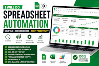 do full automation custom excel spreadsheet finance csv excel dashboard macro